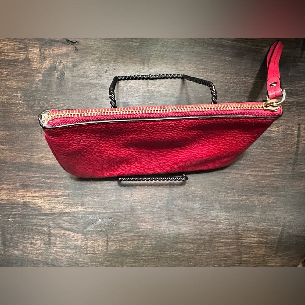 Kate Spade orangish Red Wristlet Clutch - Picture 3 of 5